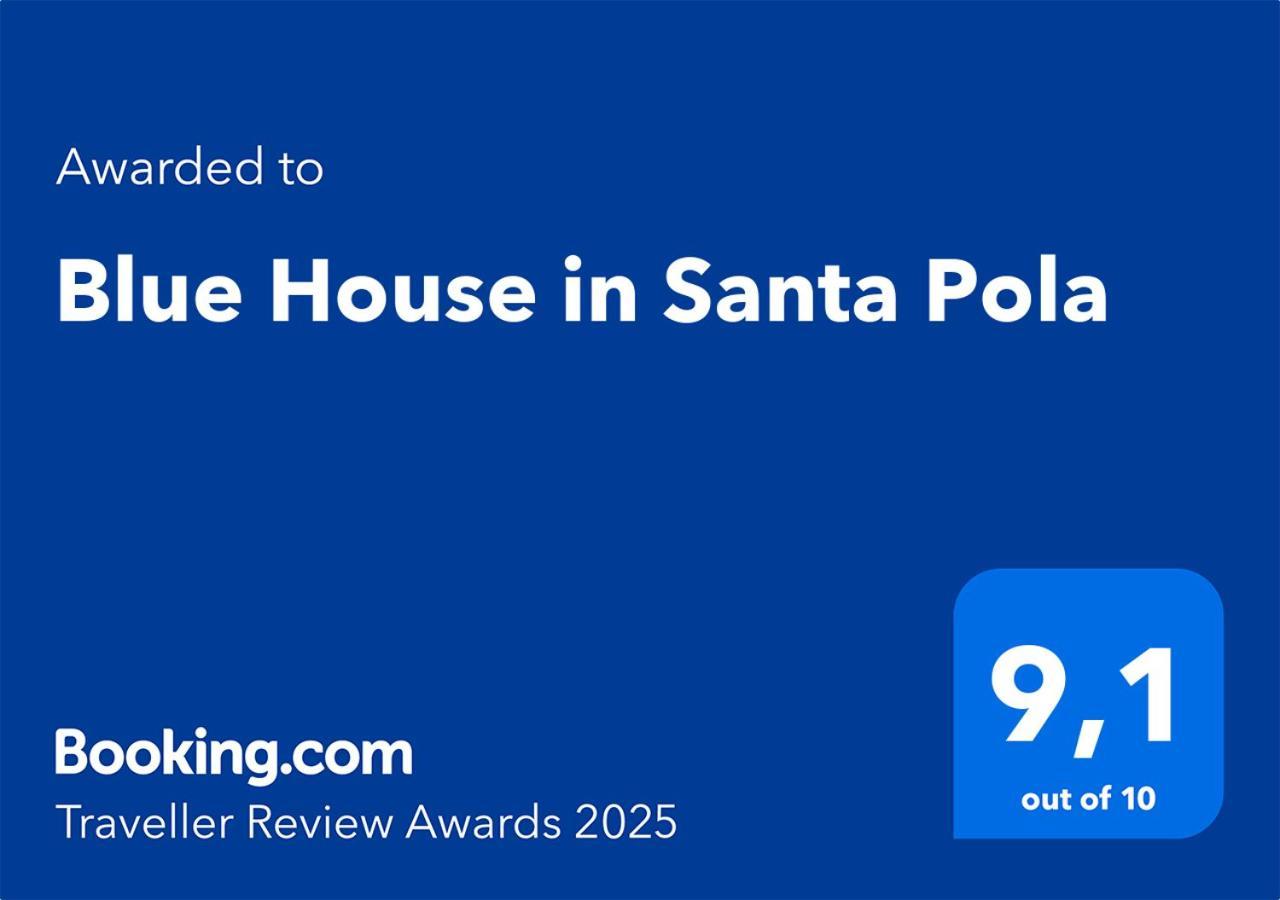 Blue House In Santa Pola Apartman Kültér fotó